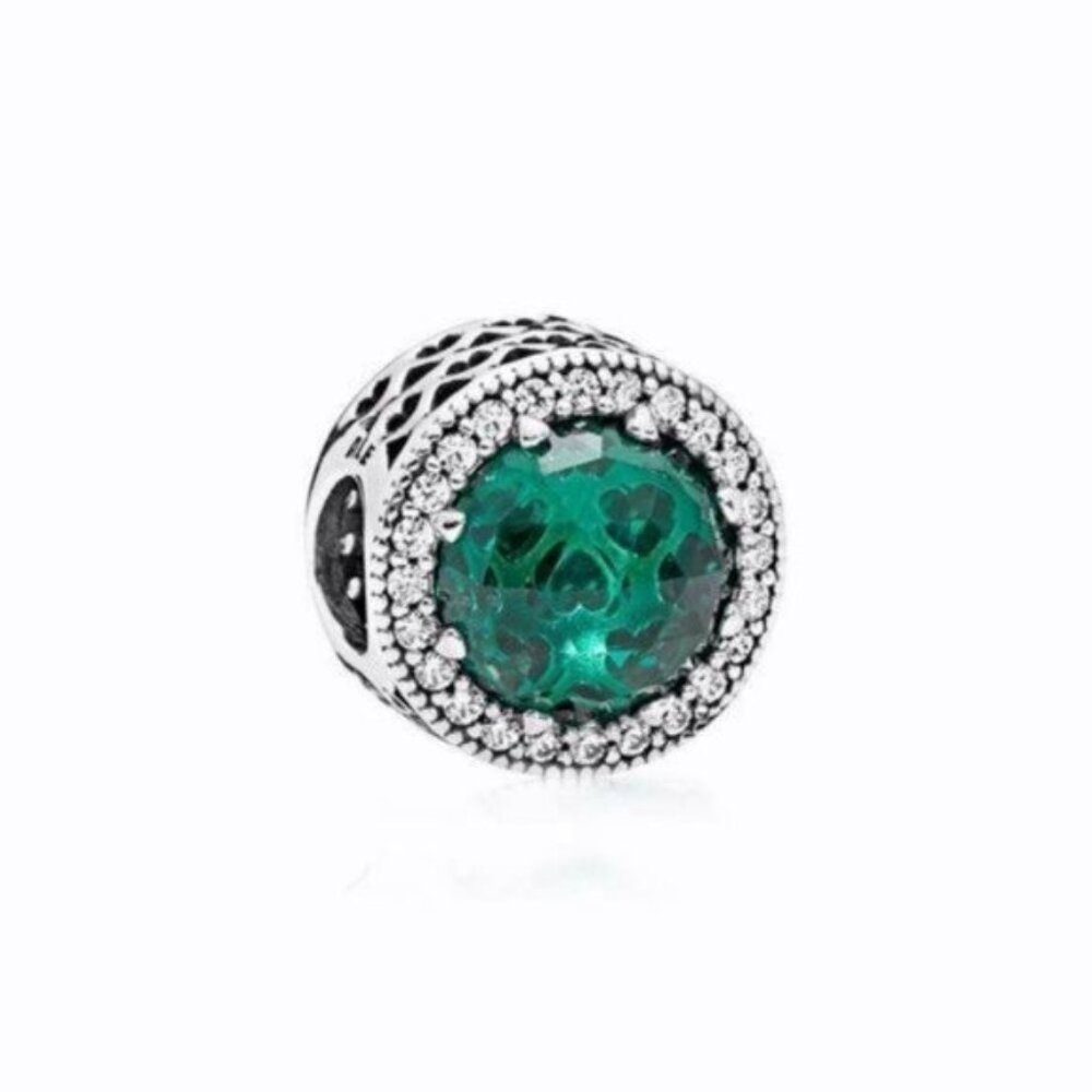 Pandora Sparkling Sea Green Charm